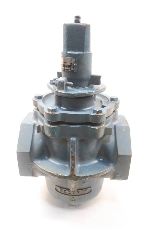 DEZURIK 9070598R008 PEC IRON THREADED PLUG VALVE 4IN 175CWP D590506