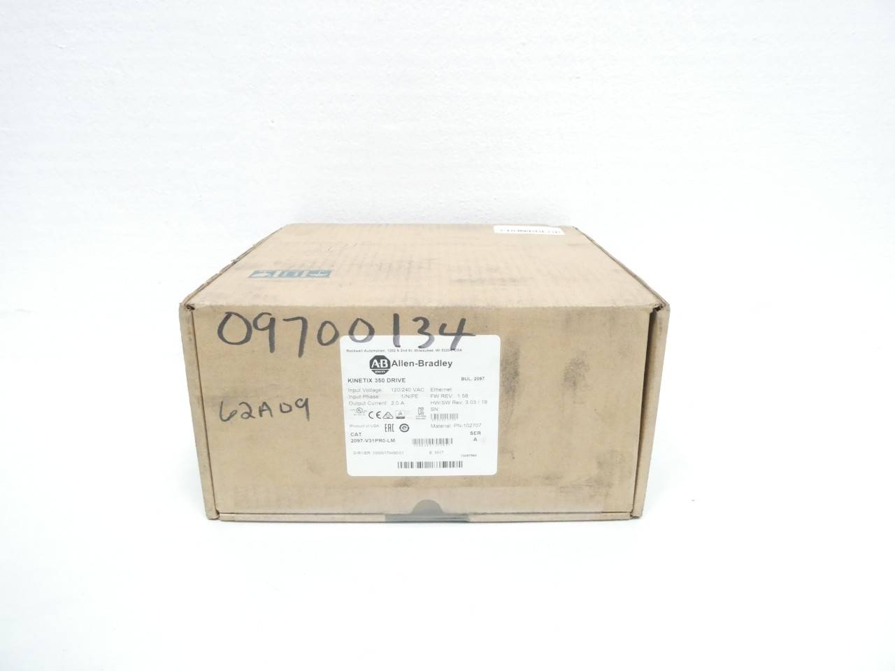 Allen Bradley 2097V31PR0LM 350 Servo Drive 120/240vac 0230v