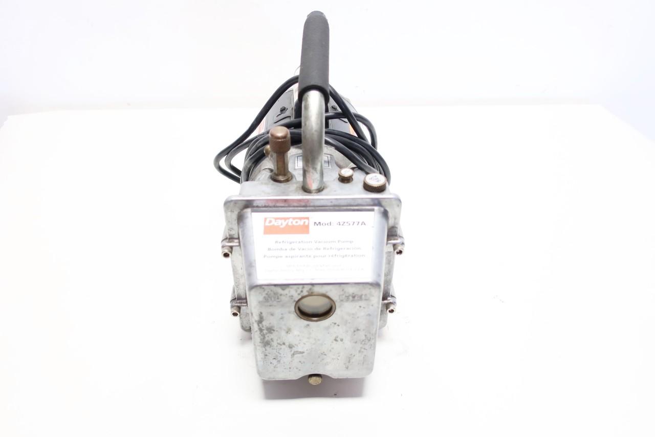 Dayton 4z577a Refrigeration Vacuum Pump as Is for sale online 