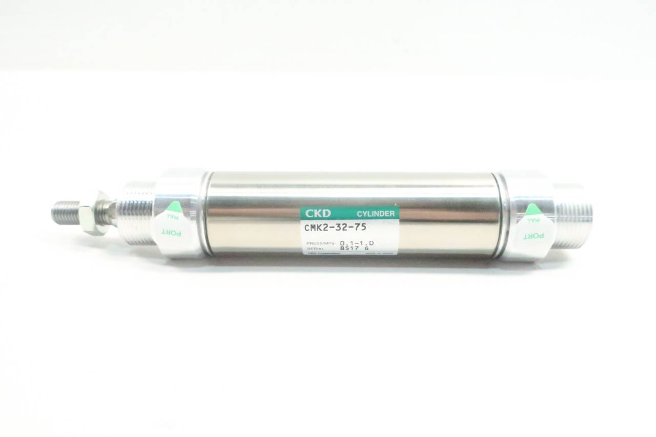 Ckd CMK23275 Double Acting Pneumatic Cylinder 32mm 75mm 1mpa