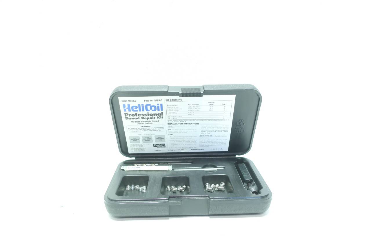 HELICOIL 5403-8 M8X1.25 SIZE THREAD REPAIR KIT OTHER METALWORKING TOOLS & CONSUMABLE