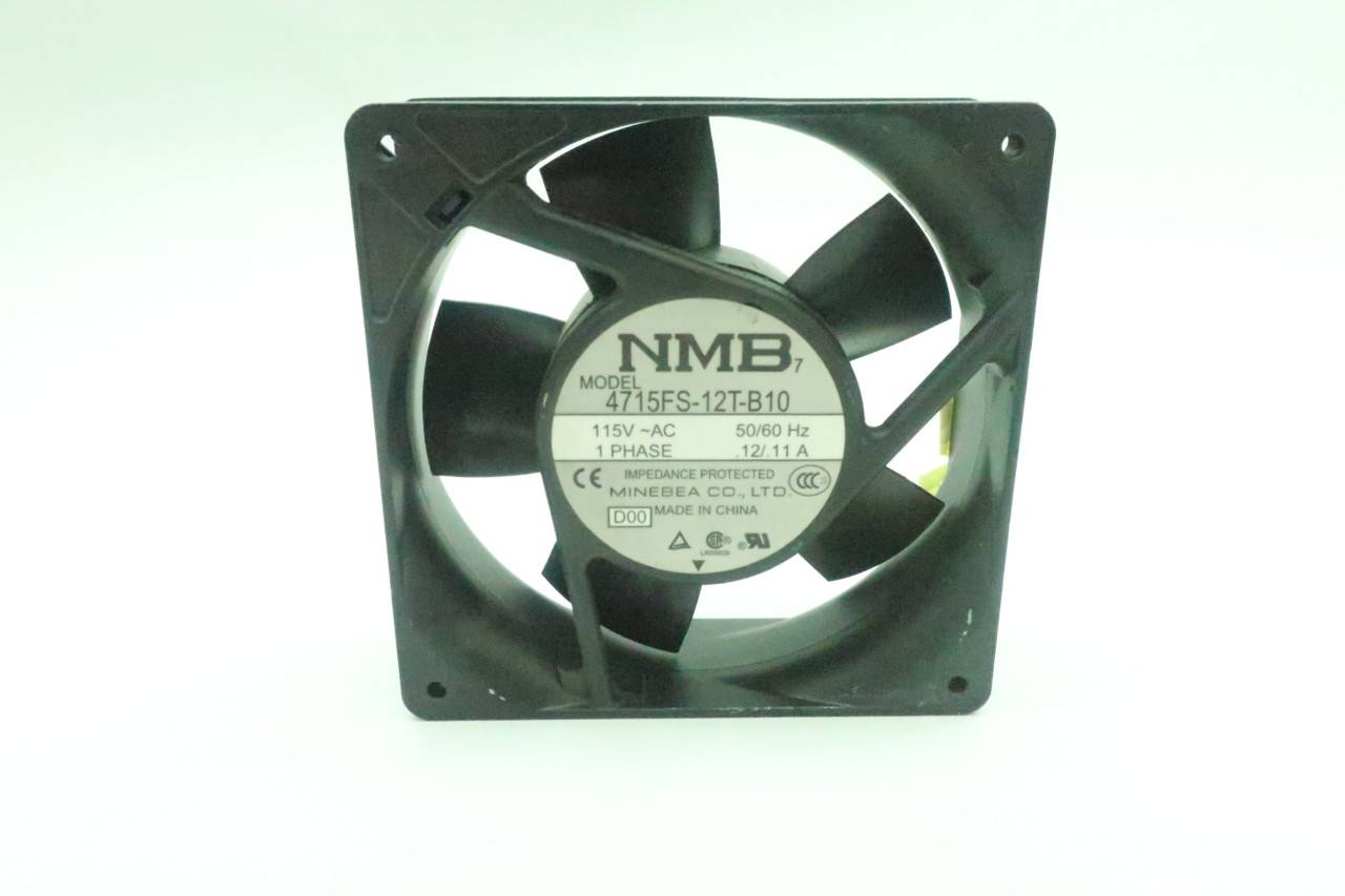 NMB 4715FS-12T-B10 Fan 4-1/2IN 1PH 115V-AC NMB 4715FS-12T-B10 Fan 4-1/2IN 1PH 115V-AC
