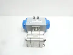 JAMESBURY 4B 3600 XTB2 VPVL300SR4/5BD PNEUMATIC STAINLESS BALL VALVE 1-1/2IN NPT
