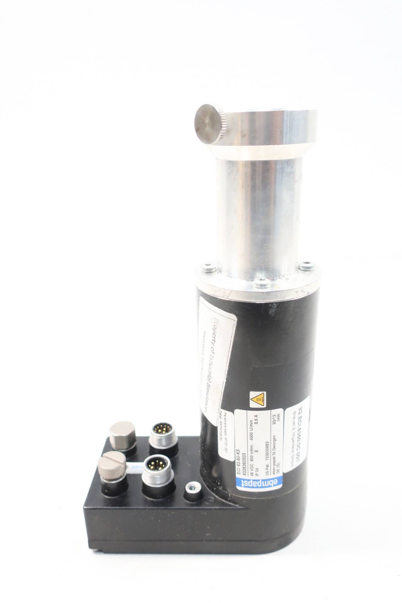 Ebmpapst ECI 63.60K5 Servo Motor 4000rpm 850mnm 48vdc