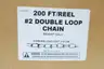 DOMINION CHAIN 4024E #2 DOUBLE LOOP CHAIN 200FT thumbnail 4