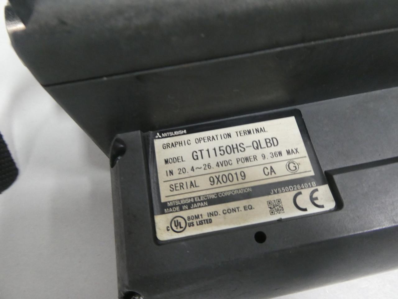 Mitsubishi GT1150HS-QLBD Graphic Operation Terminal 20.4-26.4v-dc