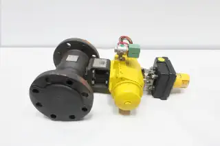 CONTROMATICS 1503-212A-M1 9044AN PNEUMATIC STEEL FLANGED CONTROL VALVE 3IN