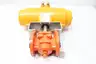 XOMOX 061 HYTORK XL0281U-S80-SCW-Y00 PNEUMATIC IRON FLANGED PLUG VALVE 1IN 150 thumbnail 2