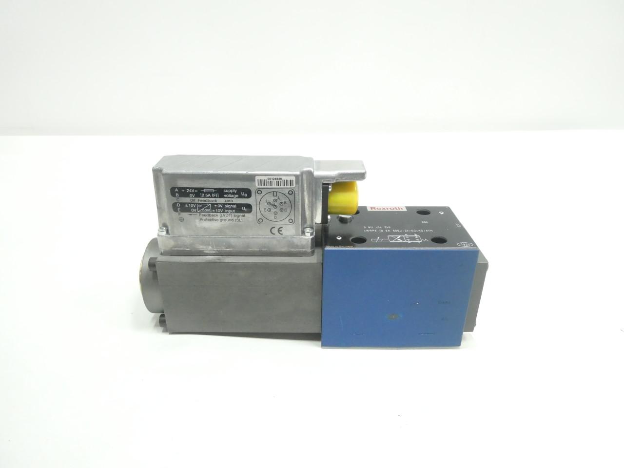 Rexroth 4WRPE10EA80SJ-ZX/G24K0/AIM 0 811 404 750 Hydraulic Servo Valve