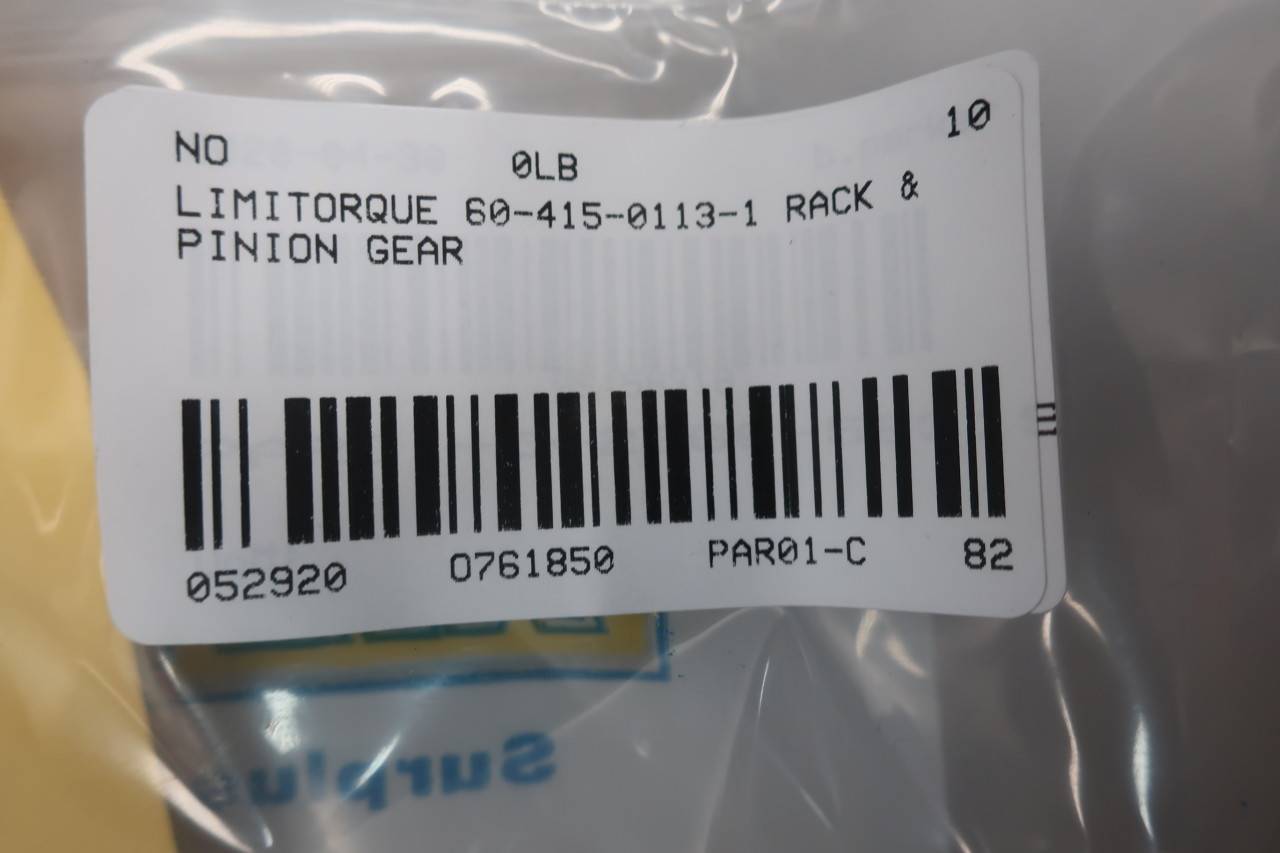 Details about / Limitorque 60-415-0113-1 Pinion Gear 32t 5//8in Bore