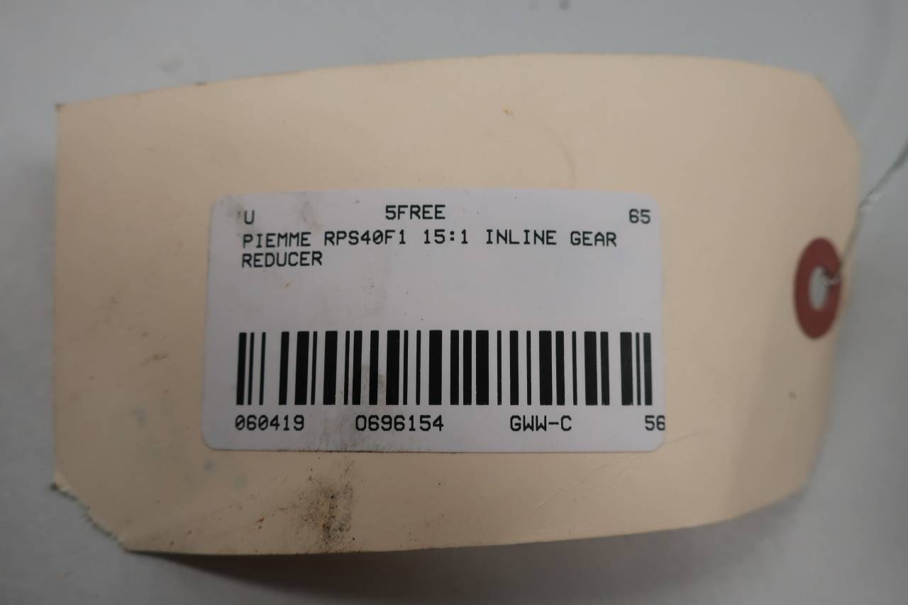PIEMME RPS40F1 15:1 Right Angle Gear Reducer PIEMME RPS40F1 15:1 Right Angle Gear Reducer
