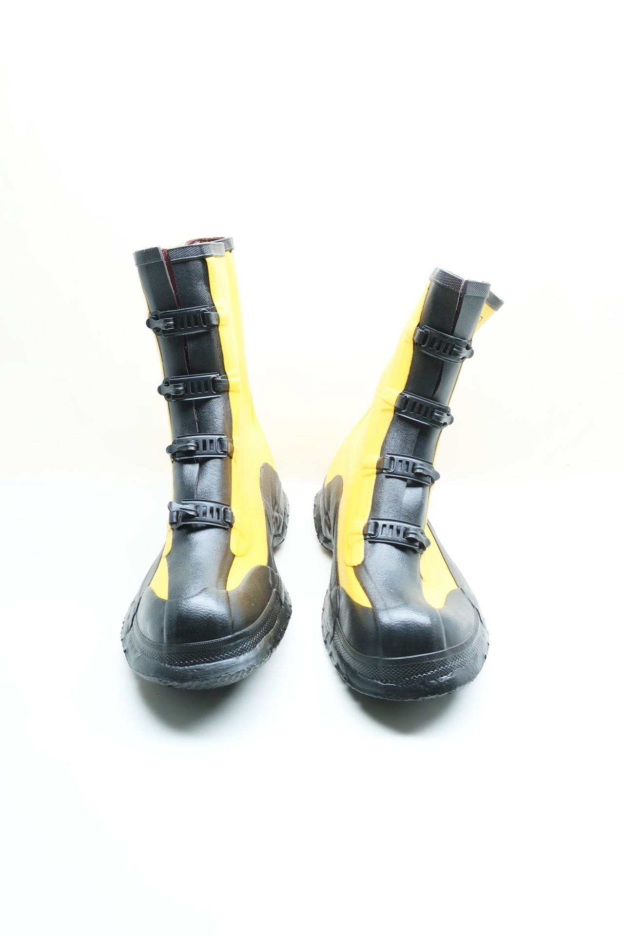 Honeywell 31924 Servus Yellow Rubber Dielectric Boots 4 Buckle