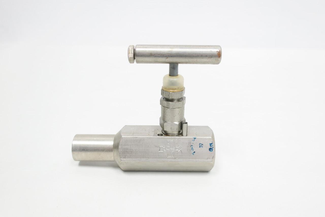 ANDERSON GREENWOOD H7VS-44QC STAINLESS NEEDLE VALVE 6000PSI 1/2IN