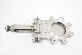VELAN L12-0310C-13ST-W320 STAINLESS FLANGED KNIFE GATE VALVE 4IN