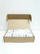CASE OF 72 THERMO SCIENTIFIC 141-40A AMBER GLASS 40ML SEPTA CAP VIALS