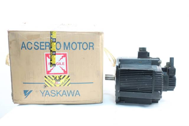 YASKAWA SGMDH-45A2B-YR14 4500W 1500RPM 1-1/8IN 28.4NM 200V-AC SERVO MOTOR