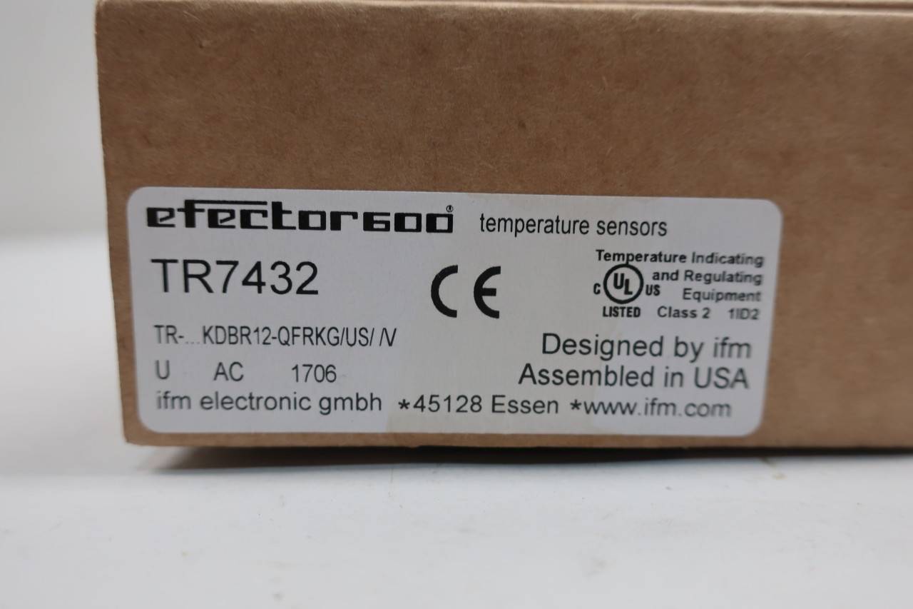 ifm efector600 Temperatursensor TR7432,TR-...KDBR12-QFRKG/US