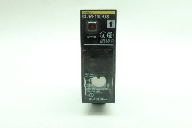 OMRON E3JM-10L-US PHOTOELECTRIC SENSOR 24-240V-AC
