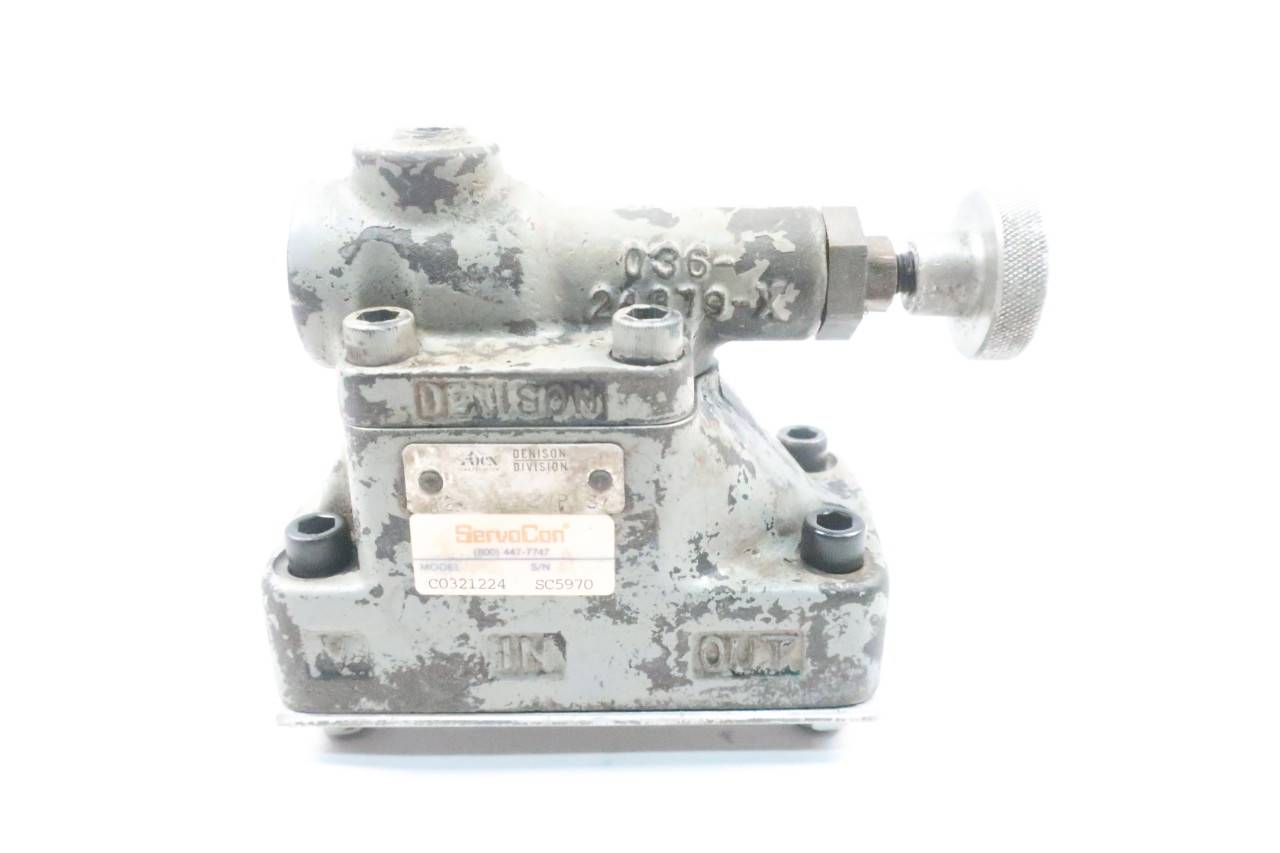 Servocon C0321224 R2V12U-2VP-S4 Hydraulic Servo Valve