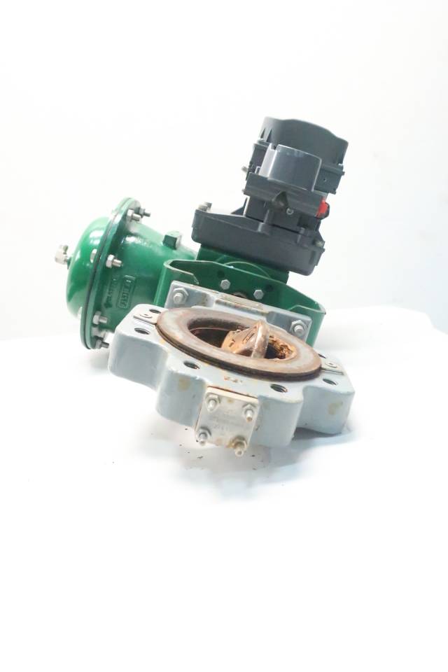 FISHER 8580 2052 DVC6200 PNEUMATIC 150 STAINLESS CONTROL VALVE 4IN
