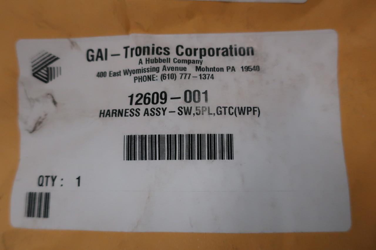 12609-001 Harness Assembly GAI-Tronics Model New Old Stock  < 