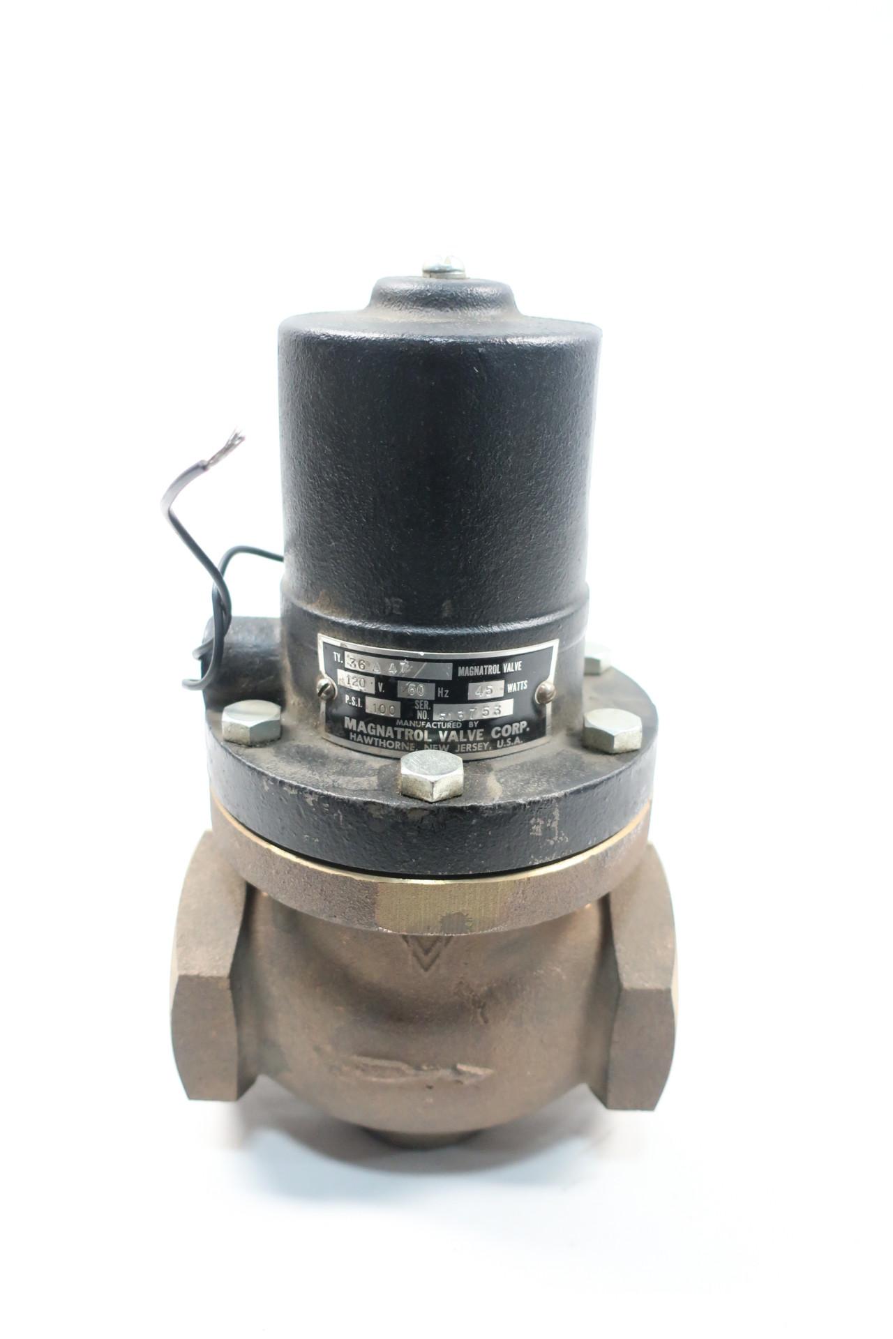 Magnatrol 36A47 Solenoid Valve 120v-ac 2in Npt