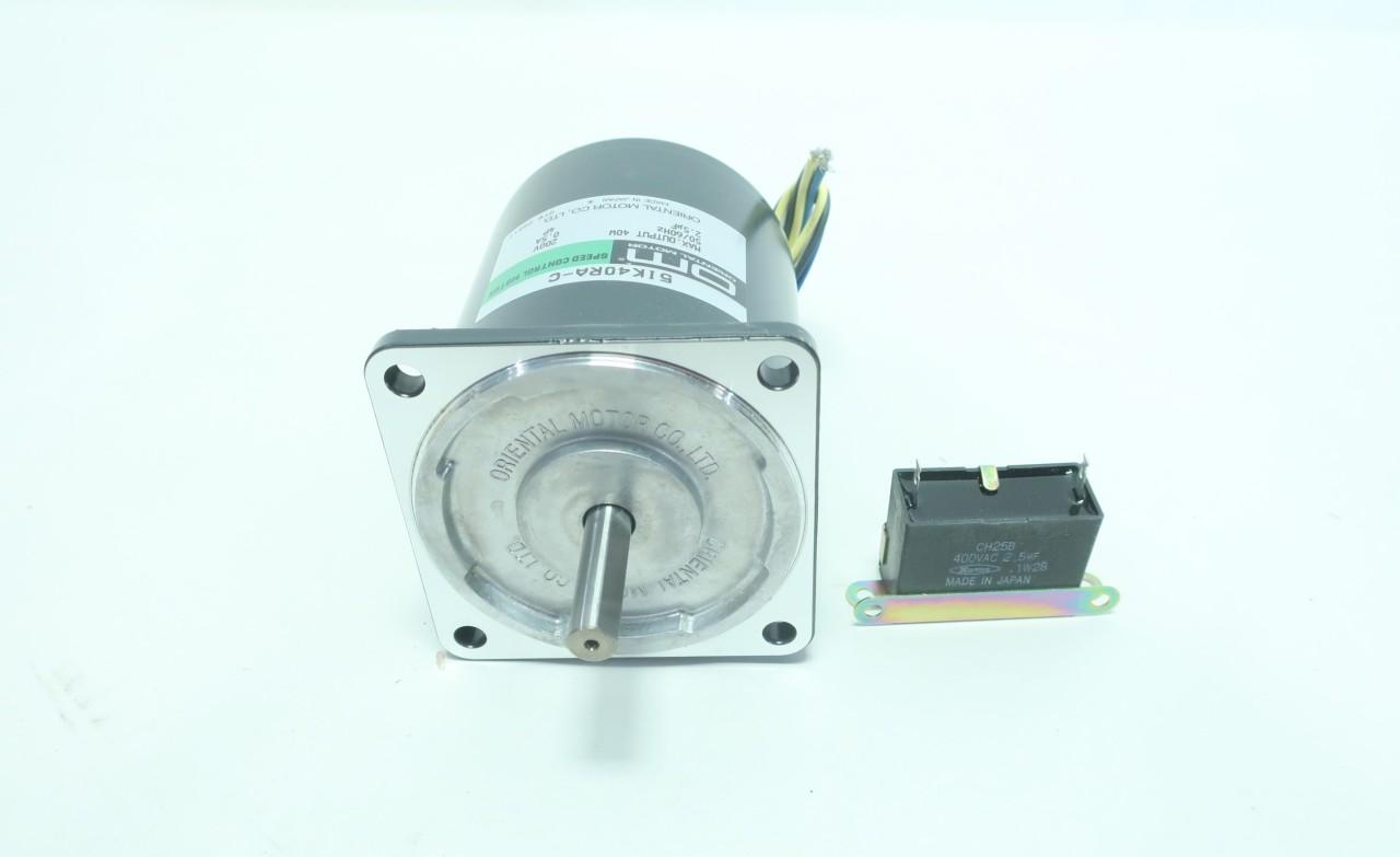 ORIENTAL MOTOR 5IK40RA-C 1PH 40W 3/8IN 200V-AC MOTOR