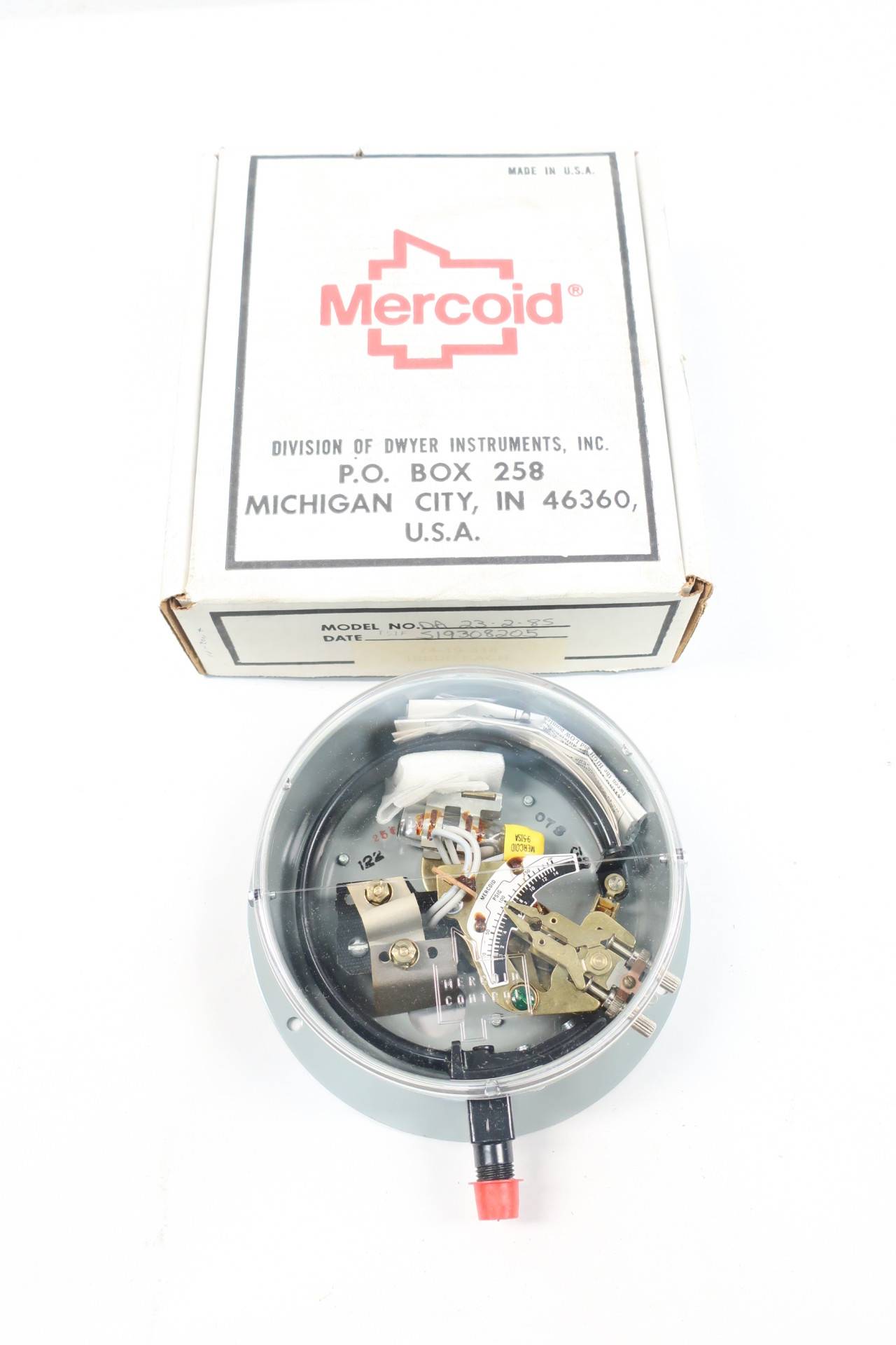 Mercoid DA 23-2-85 Pressure Switch 0-200psi 120/240/440v-ac