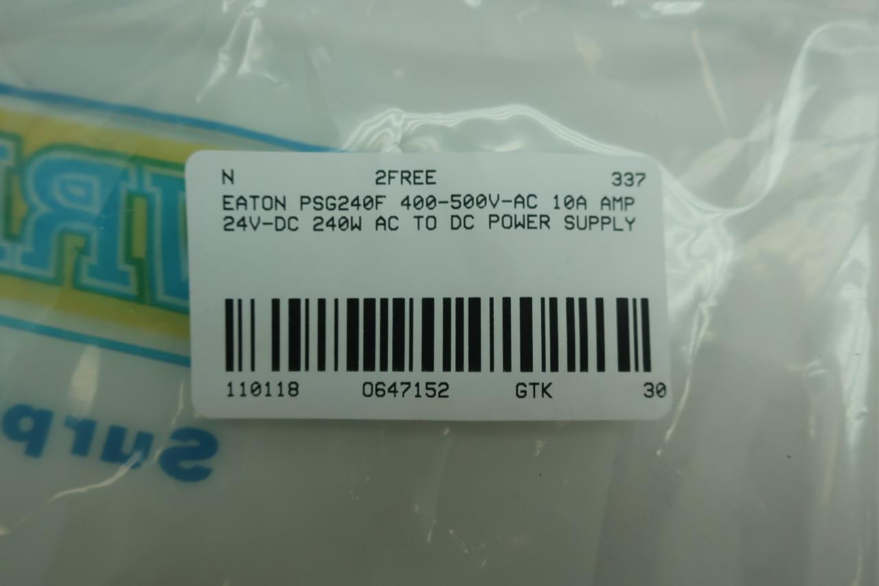 EATON PSG240F POWER SUPPLY 3PH 400-500V 24V 110A 