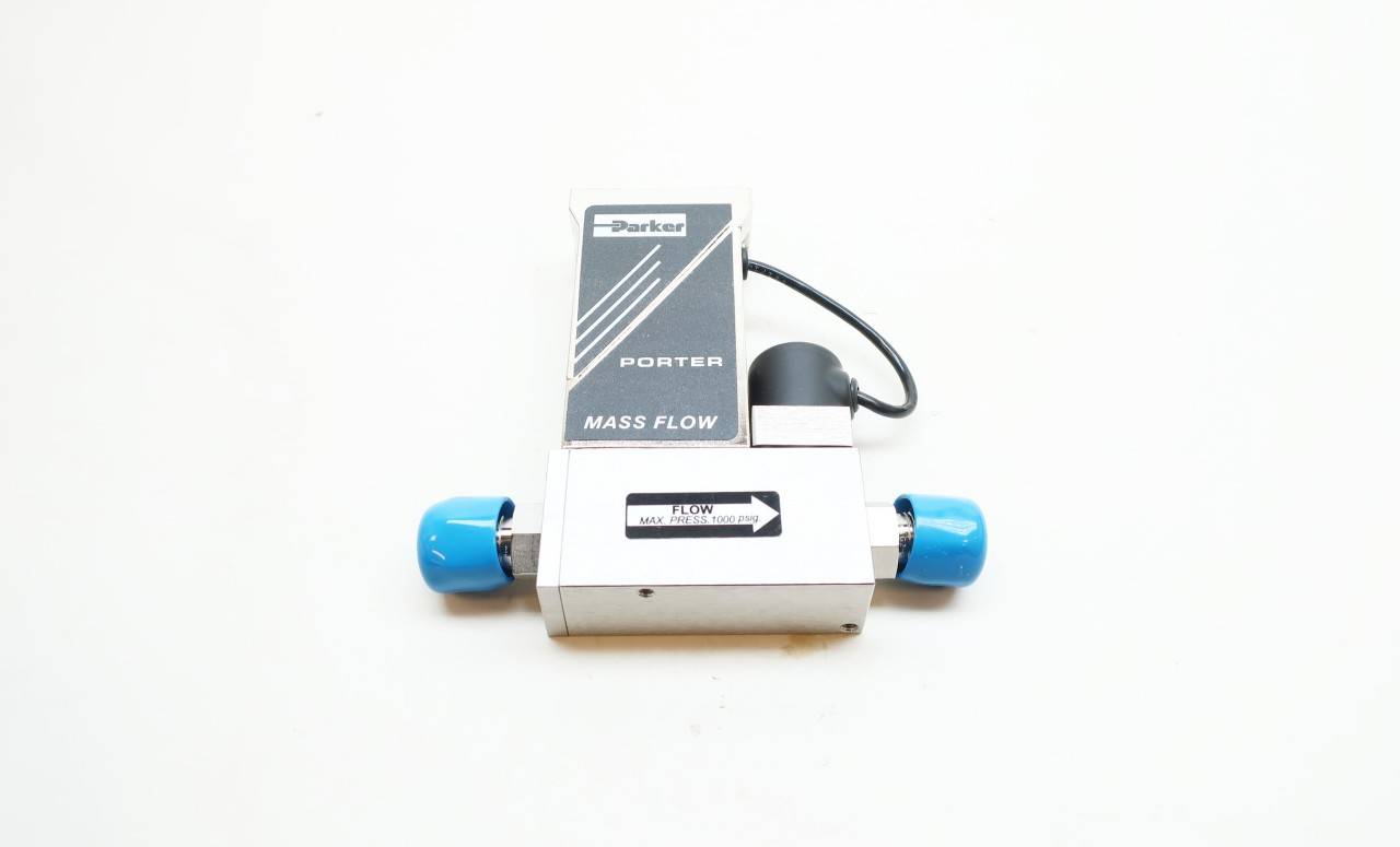 Parker 251FQASVDTP Porter 50psi Max N2 Flow Controller 50lpm 3/8in Flow Meter