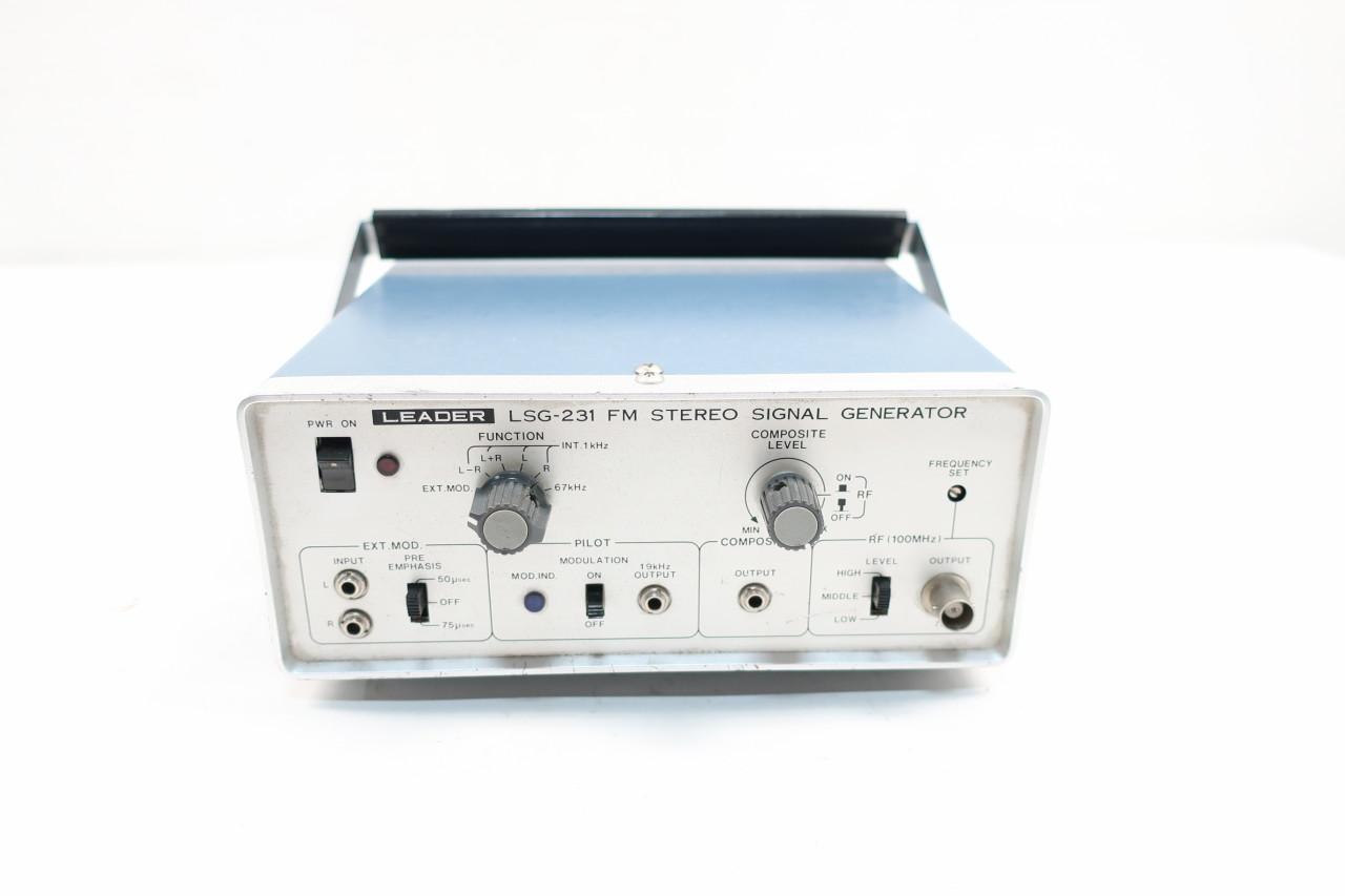 leader lsg-231 fm stereo generator