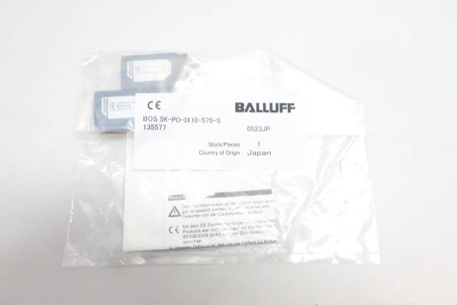 BALLUFF BOS 5K-PO-IX10-S75-S PHOTOELECTRIC SENSOR 10-30V-DC
