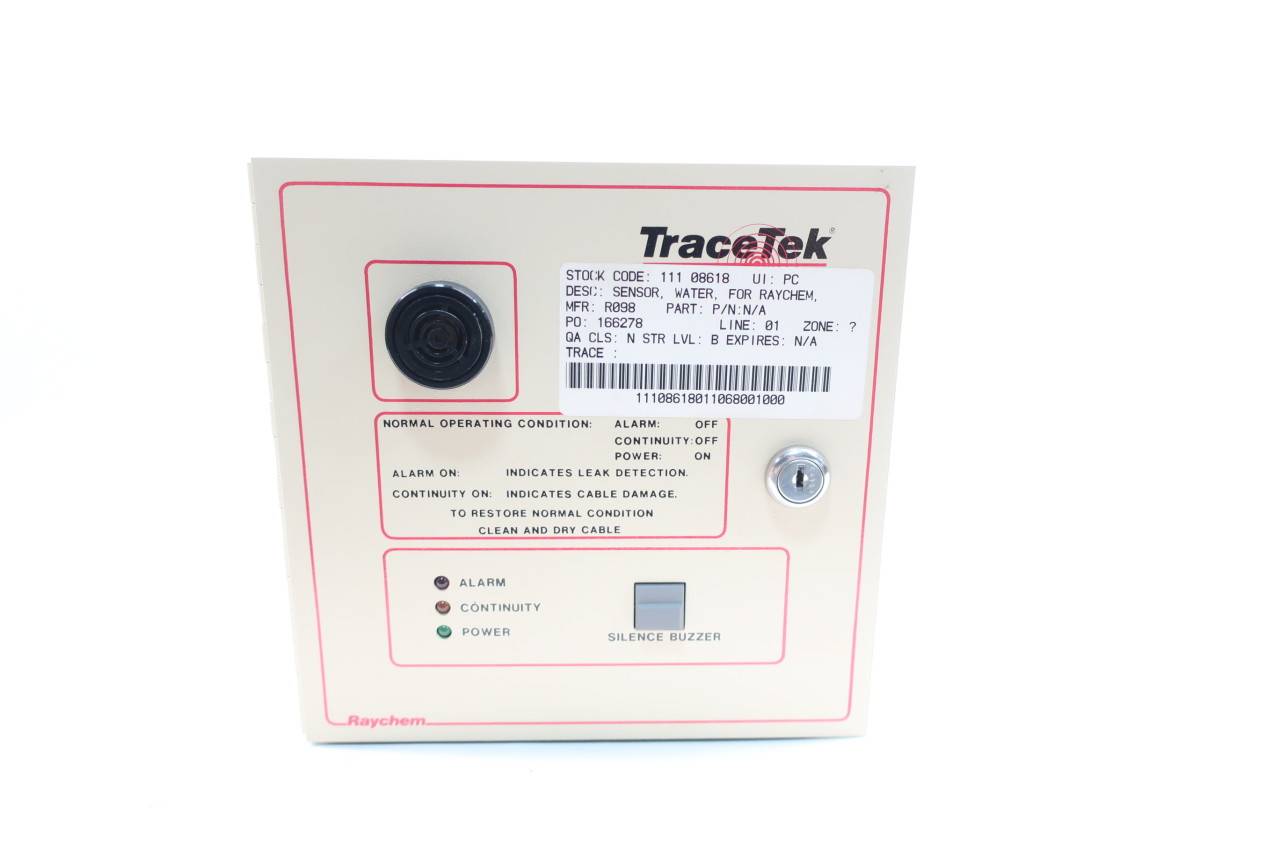 Raychem TTA1UL Tracetek Single Channel Leak Detection Alarm System
