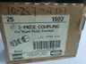 BOX OF 25 HUBBELL RACO 1502 STEEL 3-PIECE COUPLING CONDUIT FITTING 1/2IN thumbnail 5