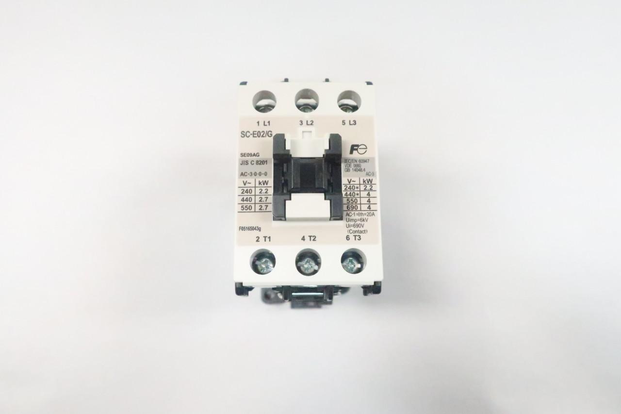 Brand New In Packaging!! #SC-E02/G Fuji Electric Magnetic Contactor 