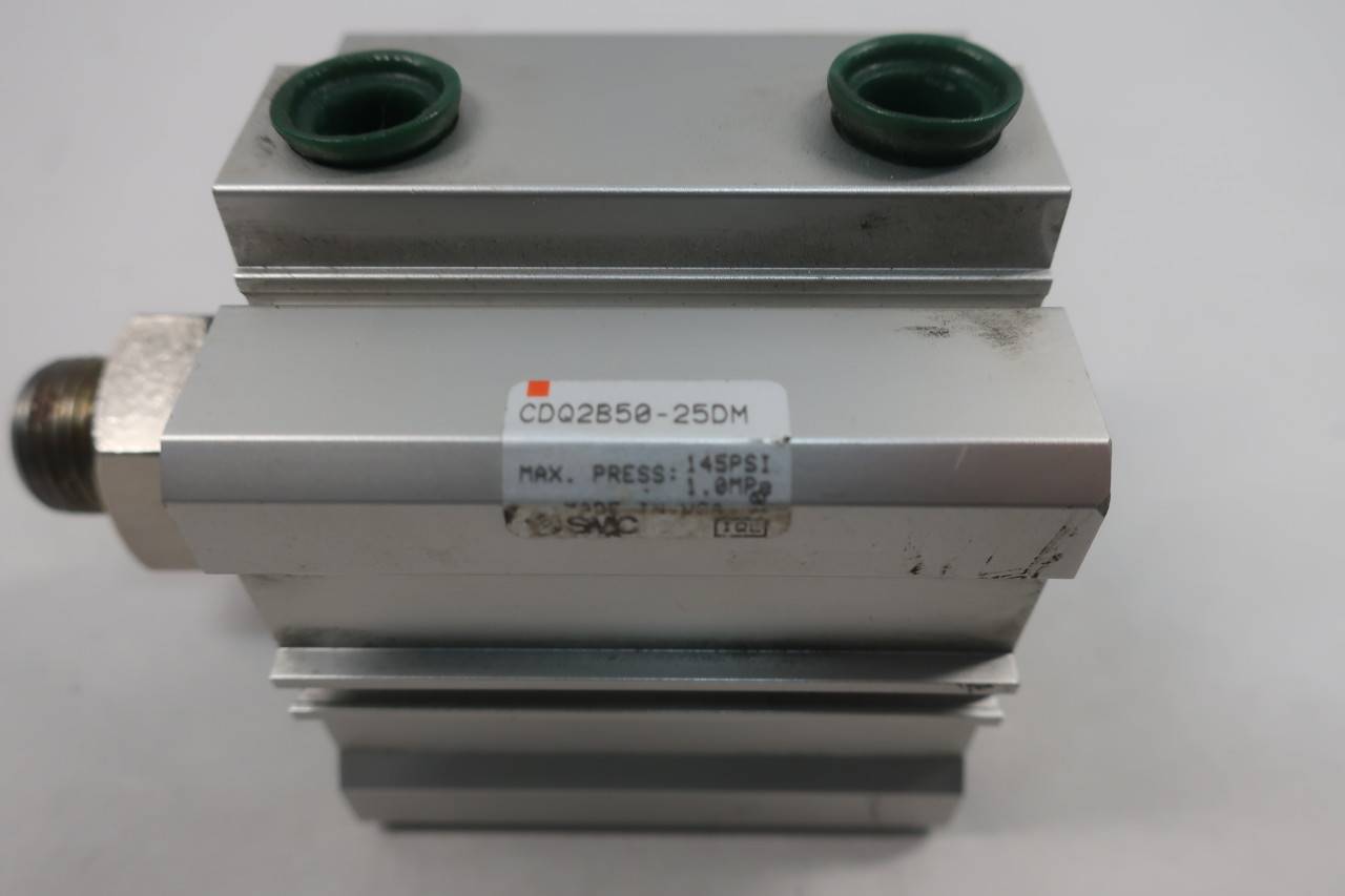 SMC CDQ2B50-25DM Double Acting Pneumatic Cylinder 50MM 25MM 145PSI 