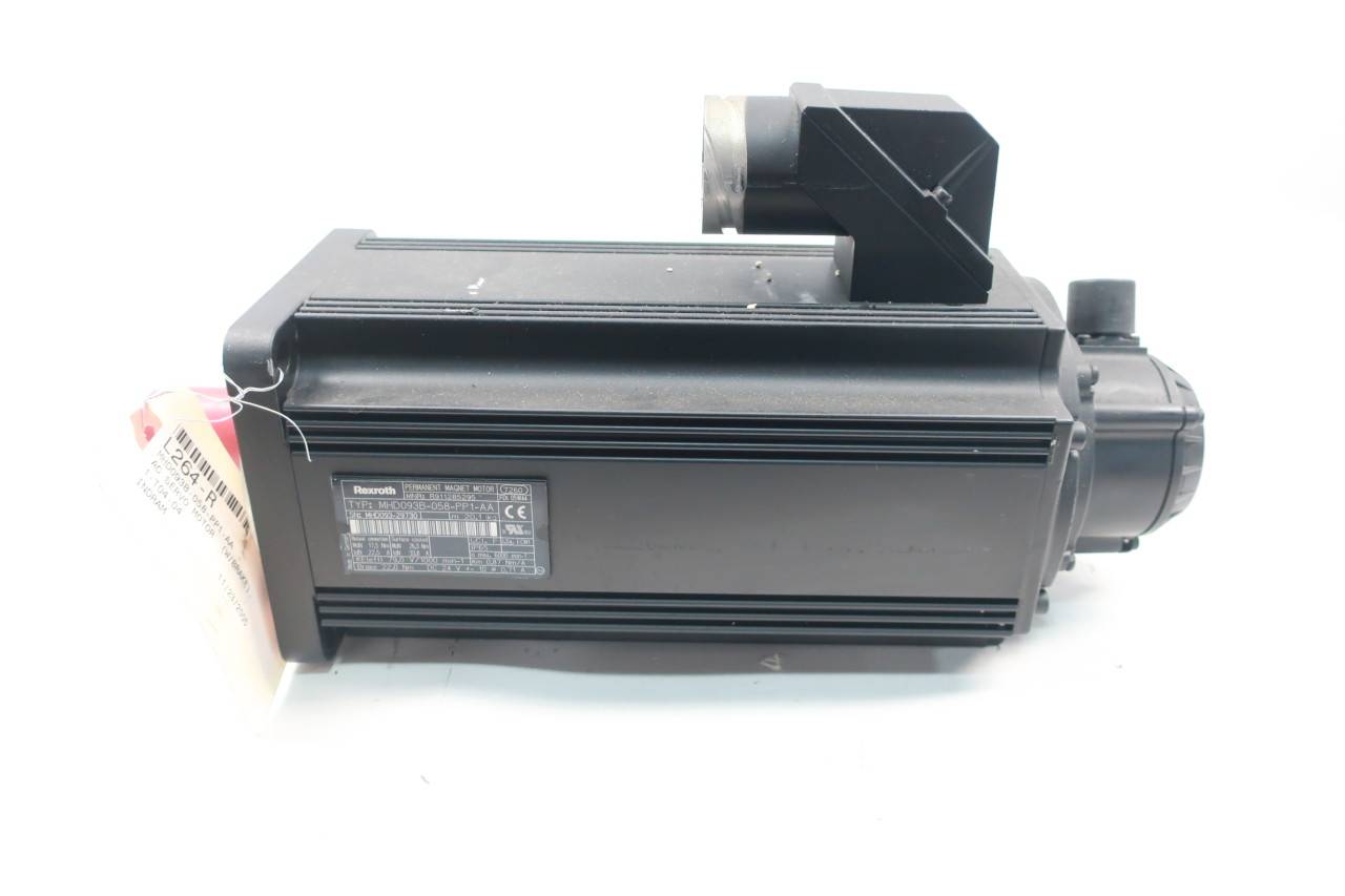 Rexroth MHD093B-058-PP1-AA Permanent Magnet Motor 6000rpm 17.5nm 24v-dc