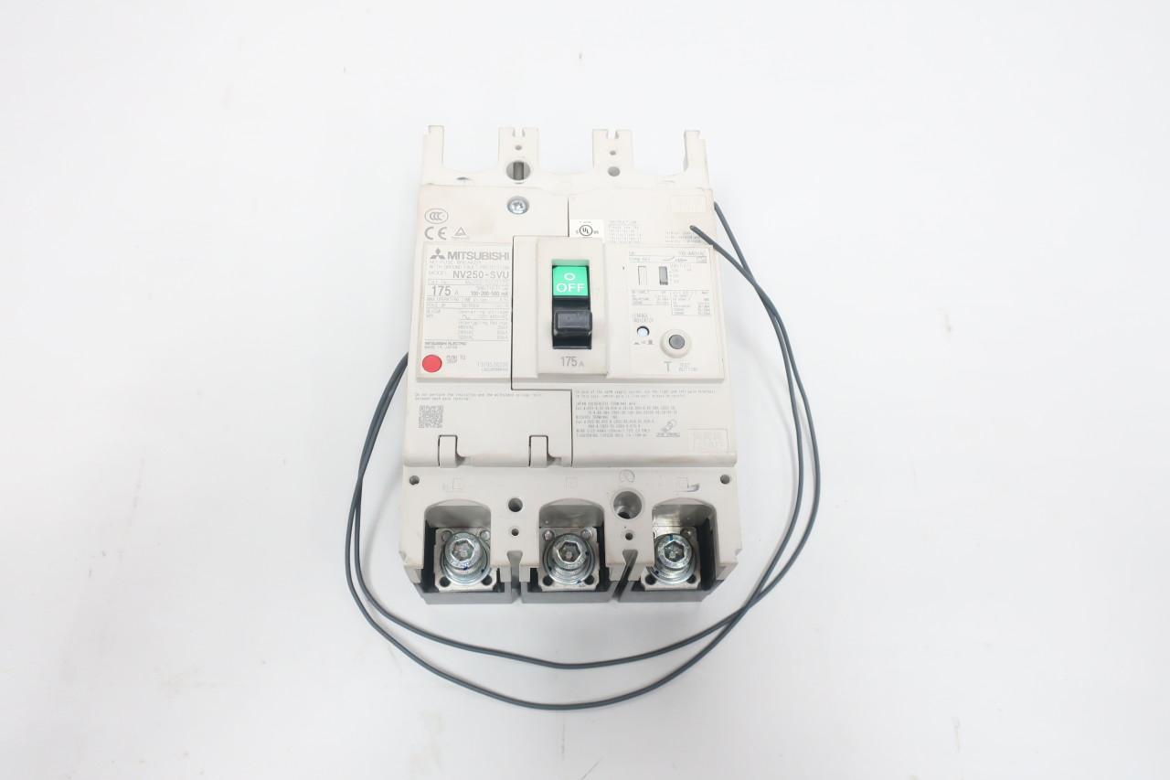 Mitsubishi NV225-SP Circuit Breaker 3p 175a 100/200/415v-ac