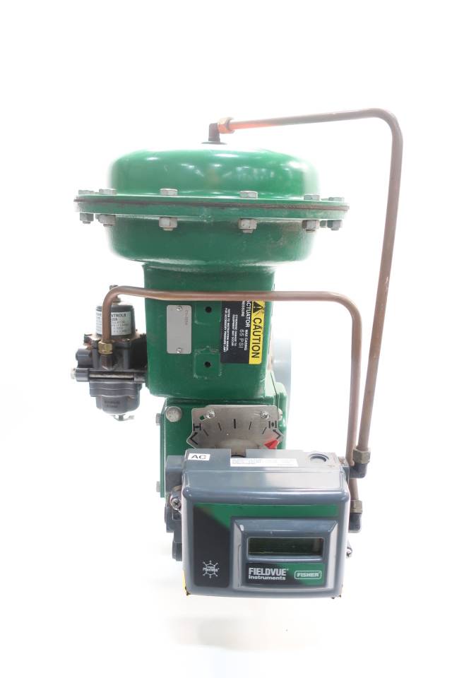 FISHER V150 VEEBALL 1052 DVC2000 STEEL 150 FLANGED CONTROL VALVE 4IN