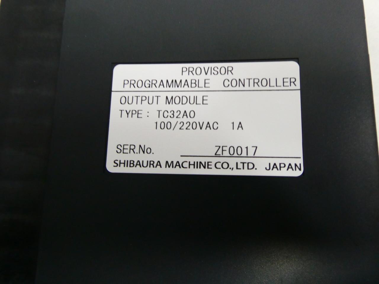 TOSHIBA TC32A0 PROVISOR PROGRAMMABLE CONTROLLER
