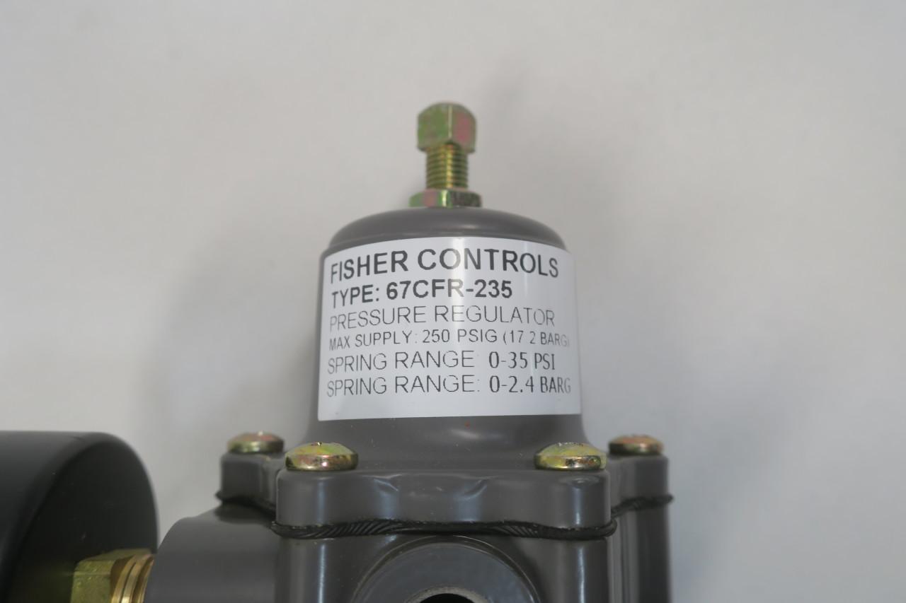 Fisher 67CFR-235 Pressure Regulator 1/4in Npt 250psi 0-35psi 