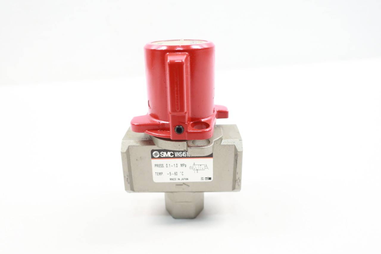 Smc VHS451004 Pneumatic Lockout Valve 1/2in 1mpa