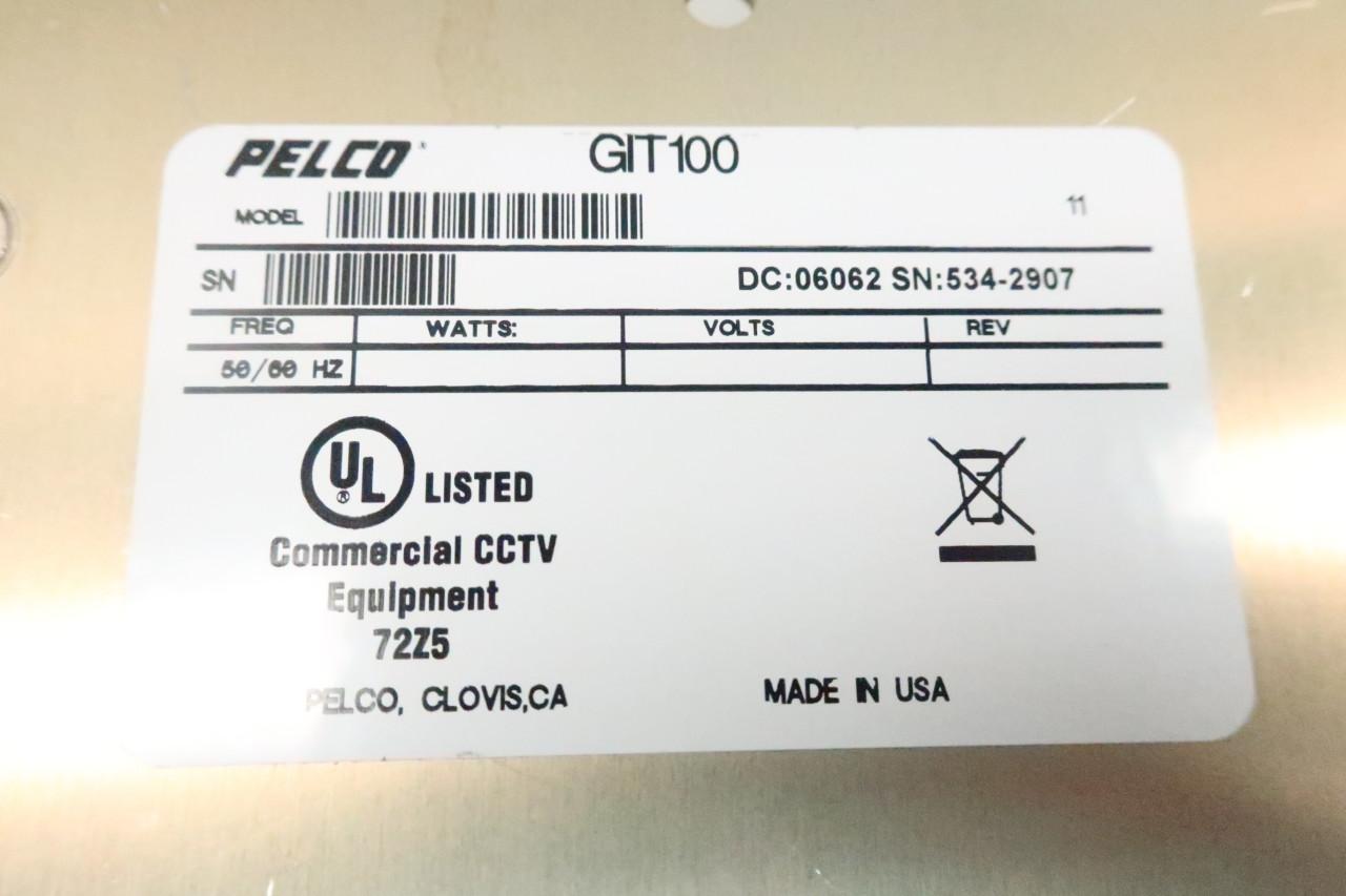 PELCO GIT100 Ground Isolation Transformer Commercial CCTV 
