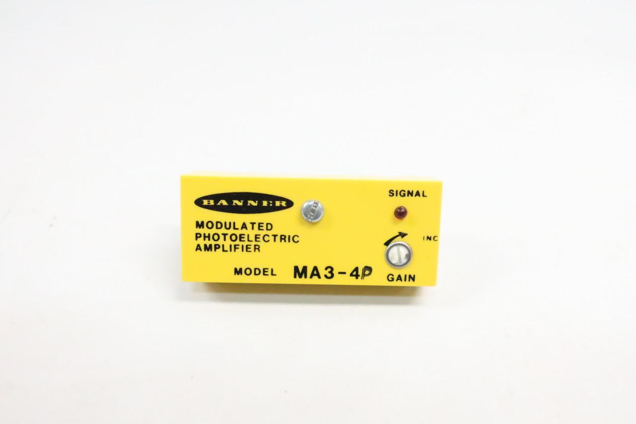 Banner MA3 Modulated Photoelectric Amplifier 10-30VDC 