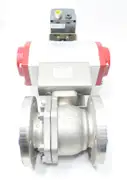 FLOWTEK F15 92-1190-11300-532 6DR5020-0NN00 STAINLESS CONTROL VALVE 3IN 150