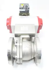 FLOWTEK F15 92-1190-11300-532 6DR5020-0NN00 STAINLESS CONTROL VALVE 3IN 150