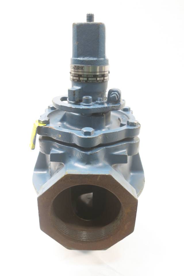 DEZURIK 9070598R008 PEC IRON THREADED PLUG VALVE 4IN 175CWP D590506