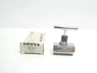 NOSHOK 403FFS MANUAL NPT STAINLESS NEEDLE VALVE 10000PSI 1/4IN