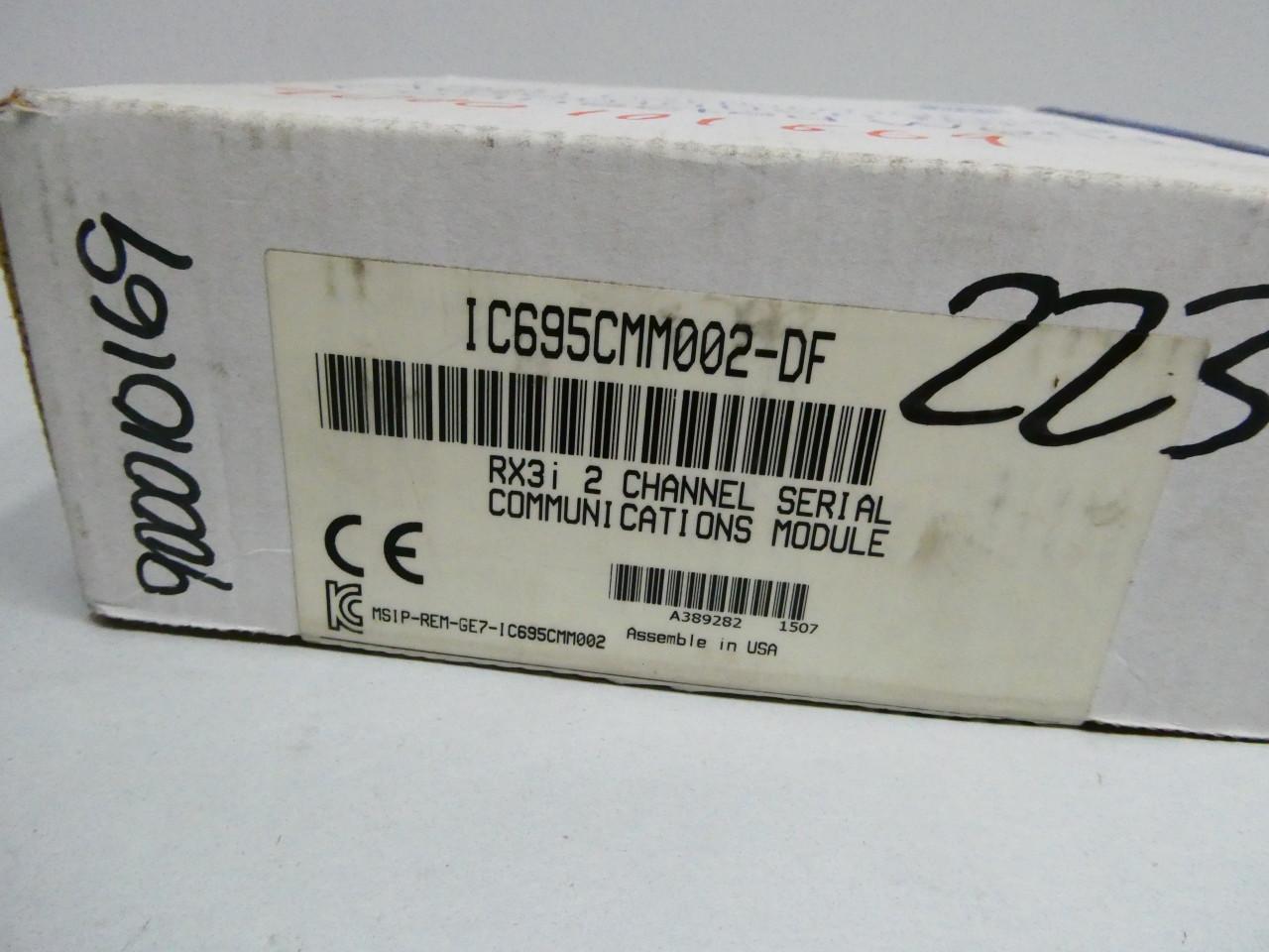 GENERAL ELECTRIC GE IC695CMM002-AB ETHERNET AND COMMUNICATION MODULE