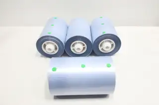 BOX OF 4 QUEN 28-1000 PVC FILM ROLL FOR SHOE COVER DISPENSER 2000 PAIRS
